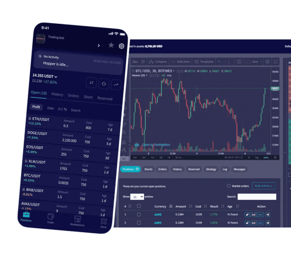 How the AI trading system scans markets and creates trade signals